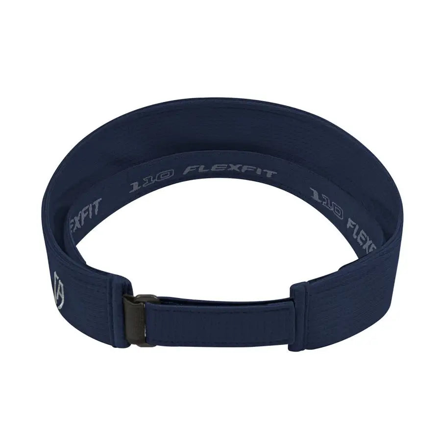 Cap America i8520 Flexfit 110 Aerated Performance Visor - Navy - Navy / One Size Fits Most