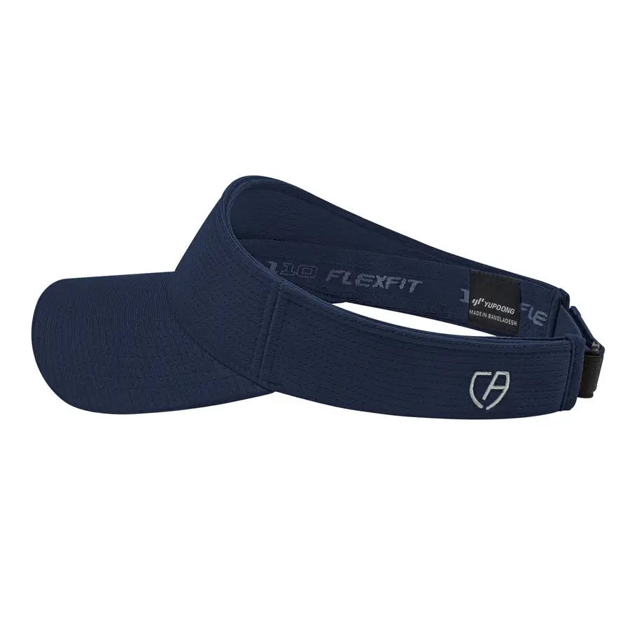 Cap America i8520 Flexfit 110 Aerated Performance Visor - Navy - Navy / One Size Fits Most