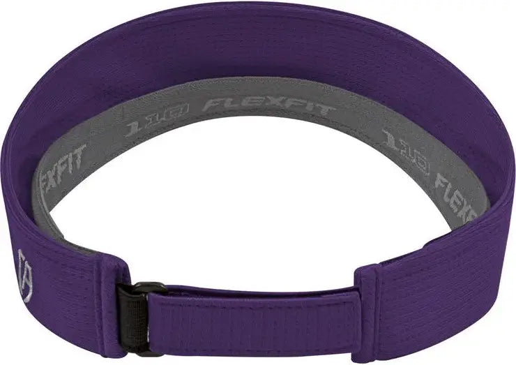 Cap America i8520 Flexfit 110 Aerated Performance Visor - Purple - Purple / One Size Fits Most