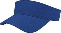 Cap America i8520 Flexfit 110 Aerated Performance Visor Royal Royal / One Size Fits Most