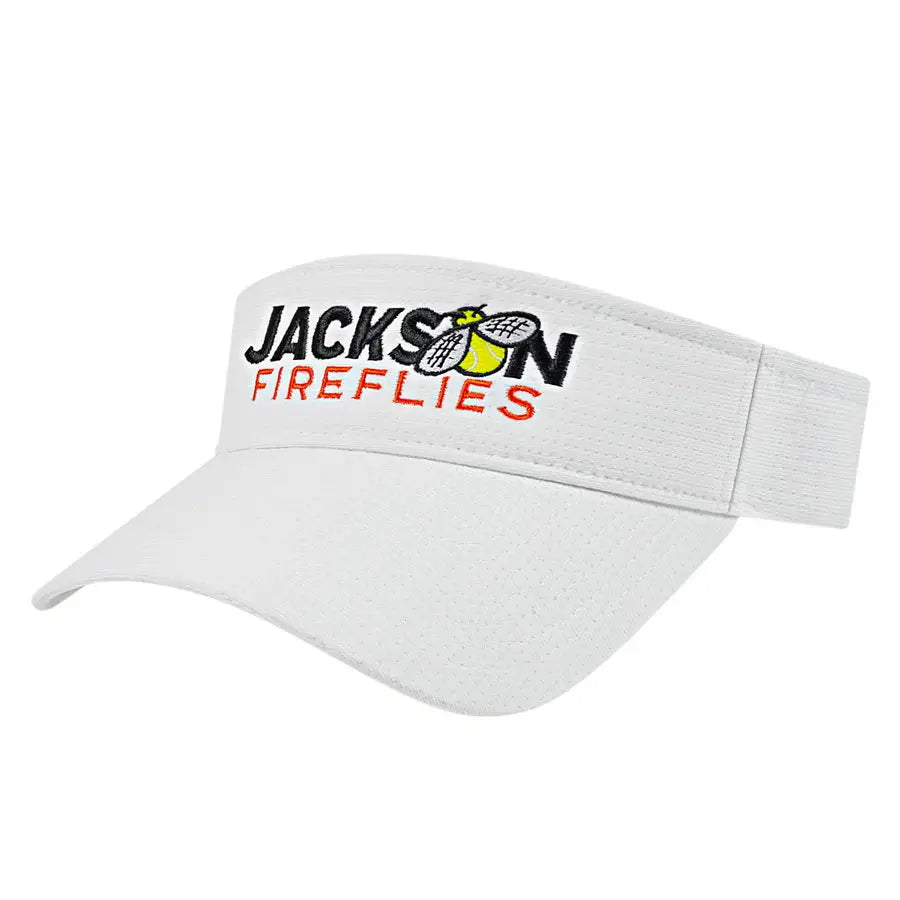 Cap America i8520 Flexfit 110 Aerated Performance Visor - White - White / One Size Fits Most