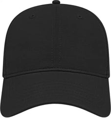 Cap America i8522 Premium Athletic Cap - Black - Black / One Size Fits Most