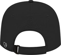 Cap America i8522 Premium Athletic Cap - Black - Black / One Size Fits Most