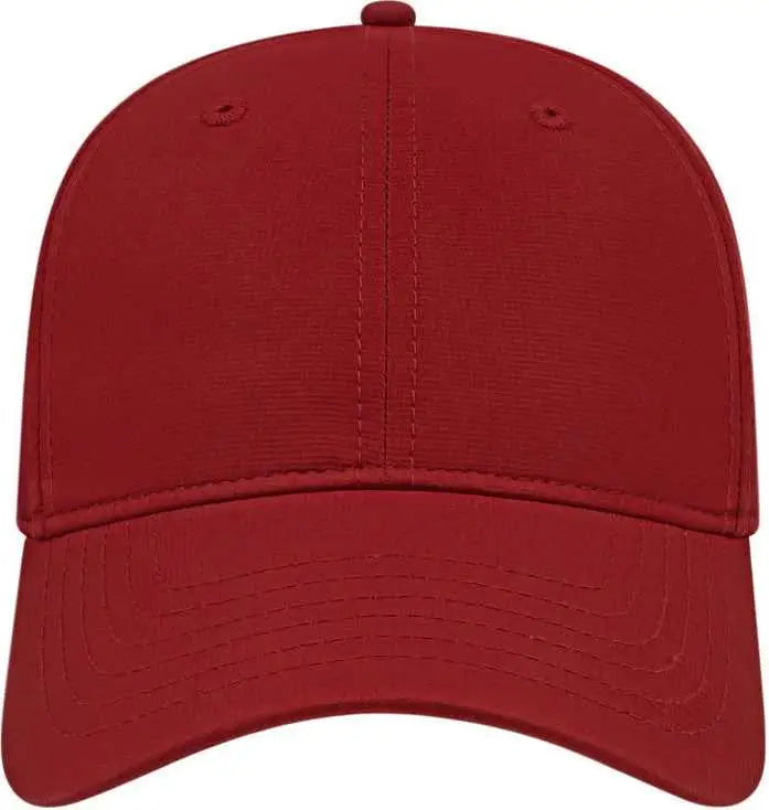 Cap America i8522 Premium Athletic Cap - Cardinal - Cardinal / One Size Fits Most