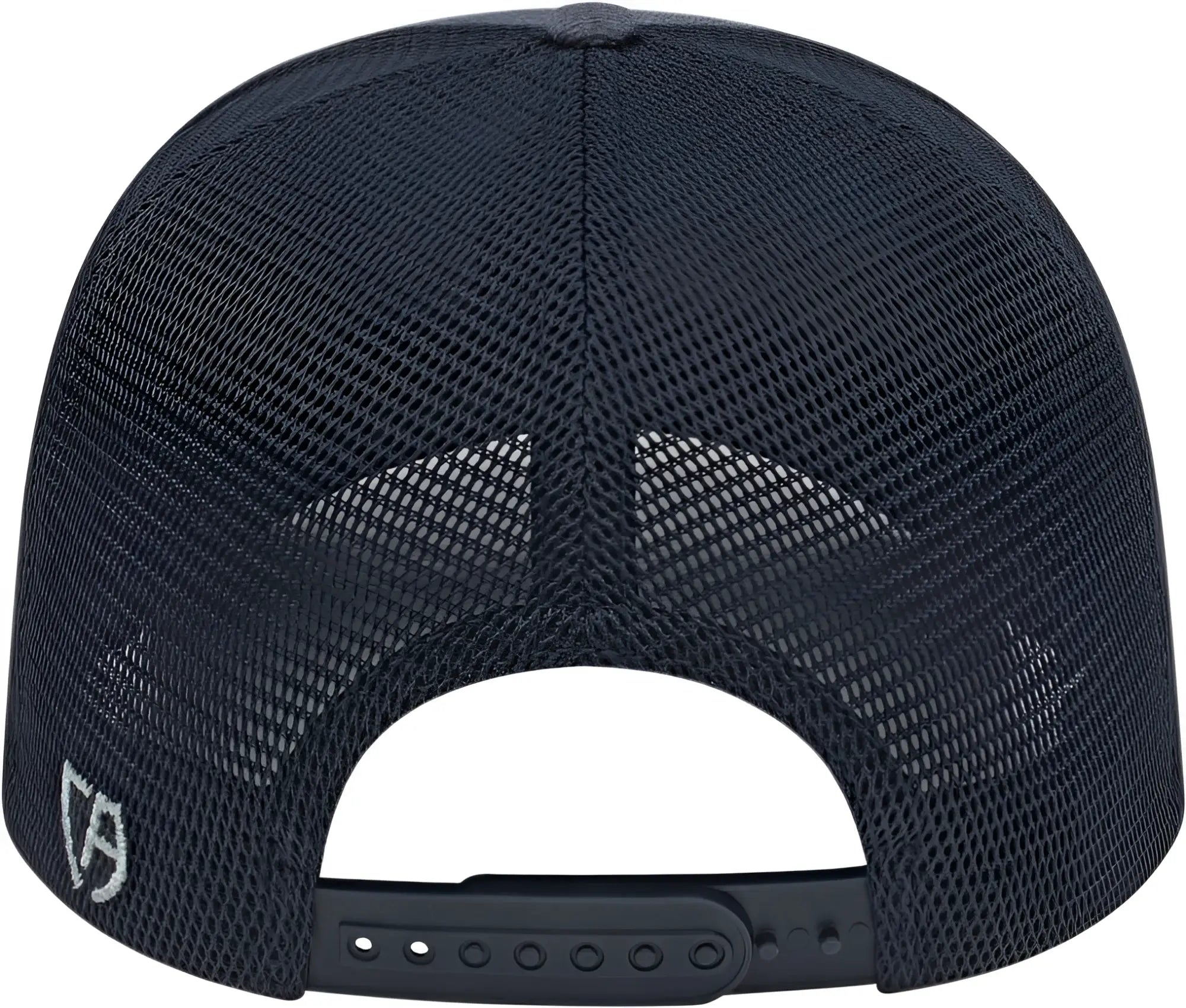 Cap America i8525 Flexfit 110 Ribbed TriBlend Trucker Mesh Back Cap - Heather Navy Navy - Heather Navy/Navy / OSFM