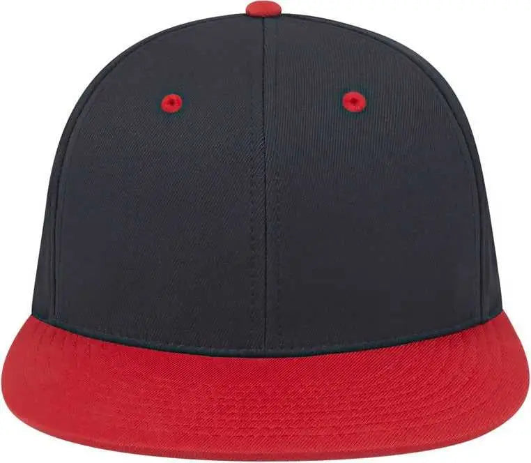 Cap America i8530 Flexfit Full Fabric Performance Cap - Black Red