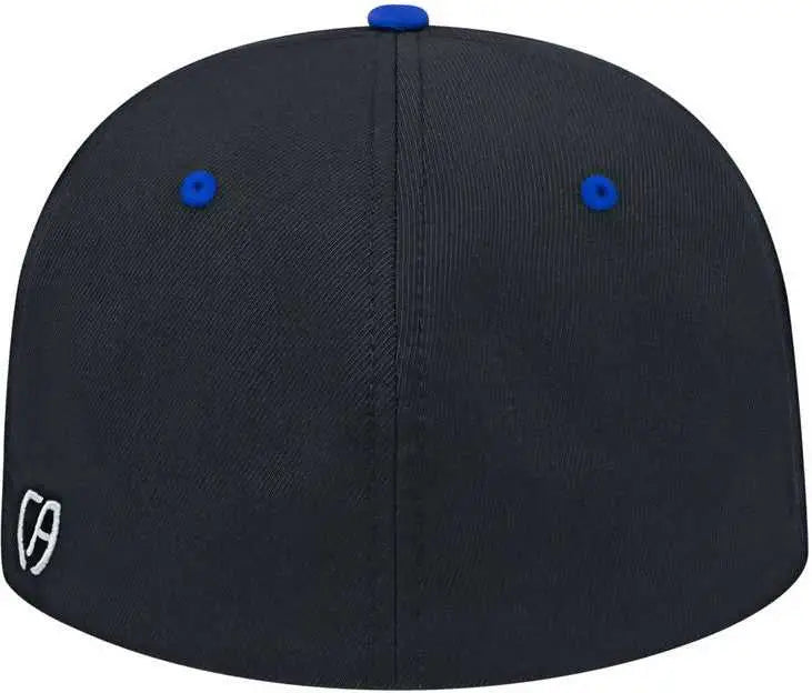 Cap America i8530 Flexfit Full Fabric Performance Cap - Black Royal
