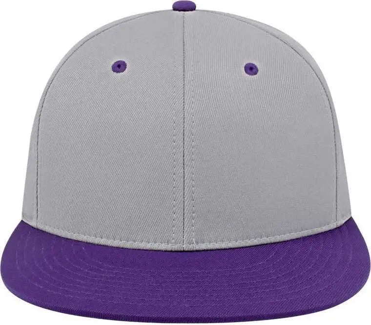 Cap America i8530 Flexfit Full Fabric Performance Cap - Silver Purple