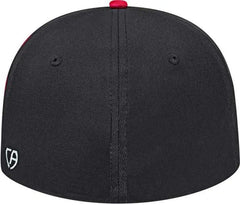 Cap America i8530 Flexfit Full Fabric Performance Cap White Red Black