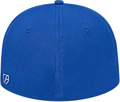 Cap America i8530 Flexfit Full Fabric Performance Cap White Royal Royal