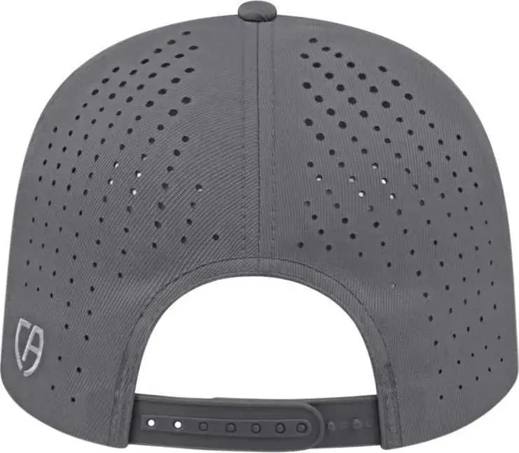 Cap America i8533 Flexfit 110 Perforated Performance Snap Back Cap - Graphite - Graphite / One Size Fits Most