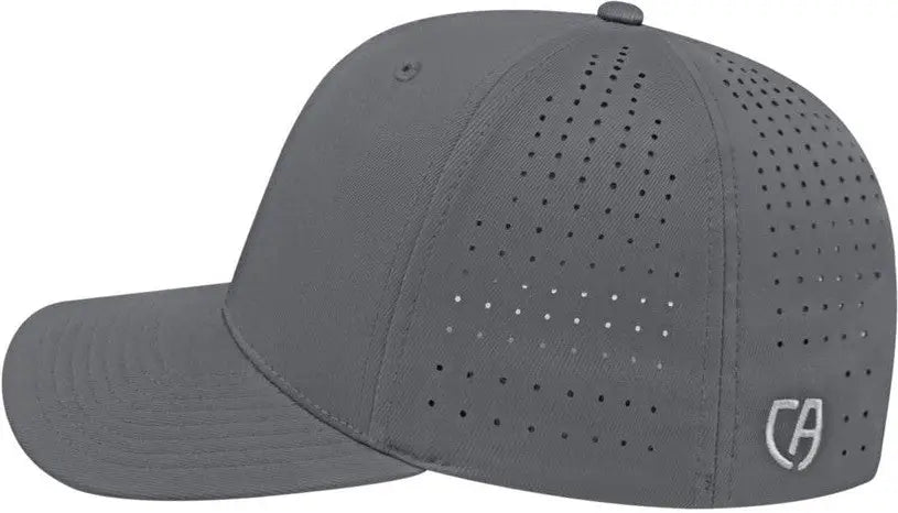 Cap America i8533 Flexfit 110 Perforated Performance Snap Back Cap - Graphite - Graphite / One Size Fits Most