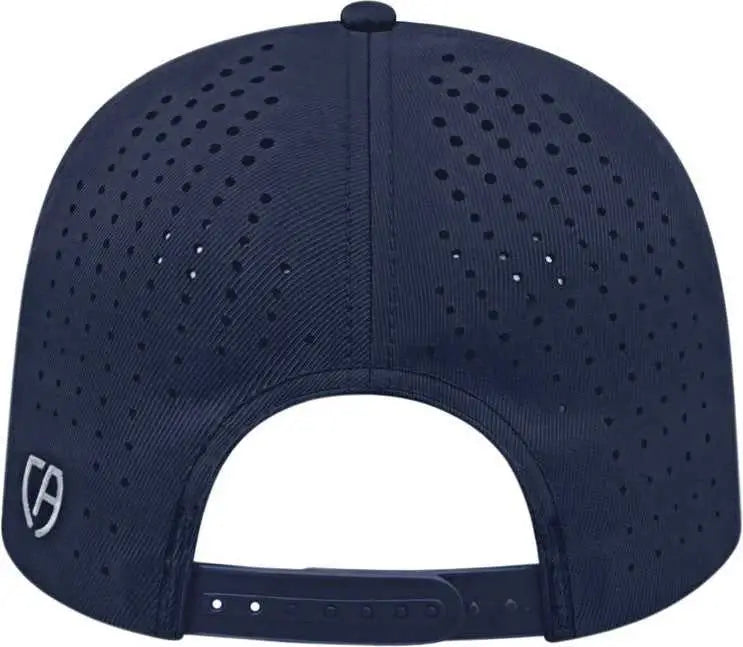 Cap America i8533 Flexfit 110 Perforated Performance Snap Back Cap - Navy - Navy / One Size Fits Most