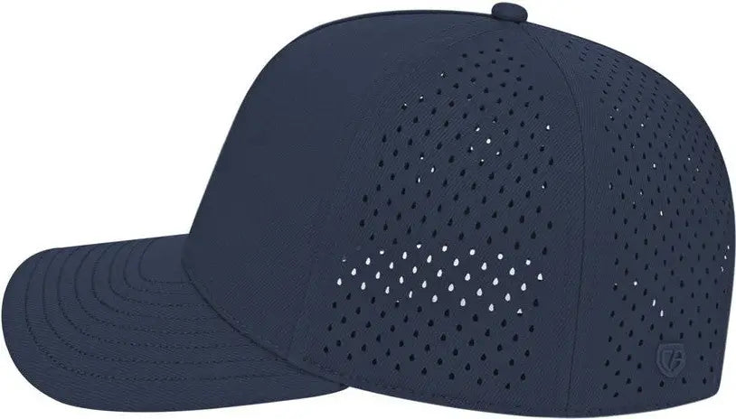 Cap America i8540 Premium Water-Resistant Perforated Cap - Navy - Navy / One Size Fits Most