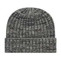 Cap America iK37 Sustainable Cuffed Knit with Polylana Fiber Black Black / One Size Fits Most
