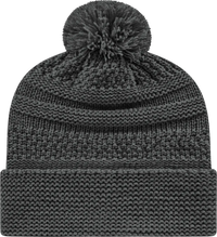 Cap America IK55 Cable Knit Beanie Charcoal Dark Gray / One Size Fits Most
