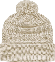 Cap America IK55 Cable Knit Beanie Ivory Ivory / One Size Fits Most
