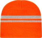 Cap America IK58 Reflective Beanie Safety Orange Safety Orange / One Size Fits Most