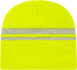 Cap America IK58 Reflective Beanie Safety Yellow Safety Yellow / One Size Fits Most
