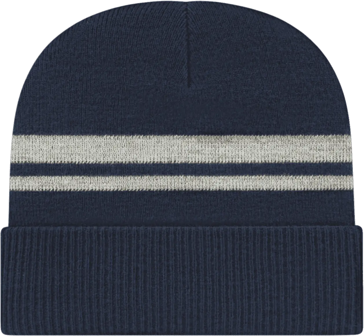Cap America IK59 Reflective Knit Cap with Cuff Beanie Navy Navy / One Size Fits Most