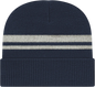 Cap America IK59 Reflective Knit Cap with Cuff Beanie Navy Navy / One Size Fits Most