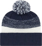 Cap America iK61 Heavy Ribbed Knit Cap with Cuff Beanie Navy White Navy White / One Size Fits Most