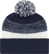 Cap America iK61 Heavy Ribbed Knit Cap with Cuff Beanie Navy White Navy White / One Size Fits Most