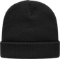 Cap America iK70 In Stock Waffle Knit Beanie with Cuff Black Black / One Size Fits Most