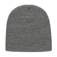 Cap America iK75 In Stock Waffle Beanie Light Heather Light Gray / One Size Fits Most