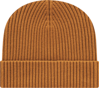 Cap America iK8550 Premium Cuffed Knit Beanie Cider Tan / One Size Fits Most