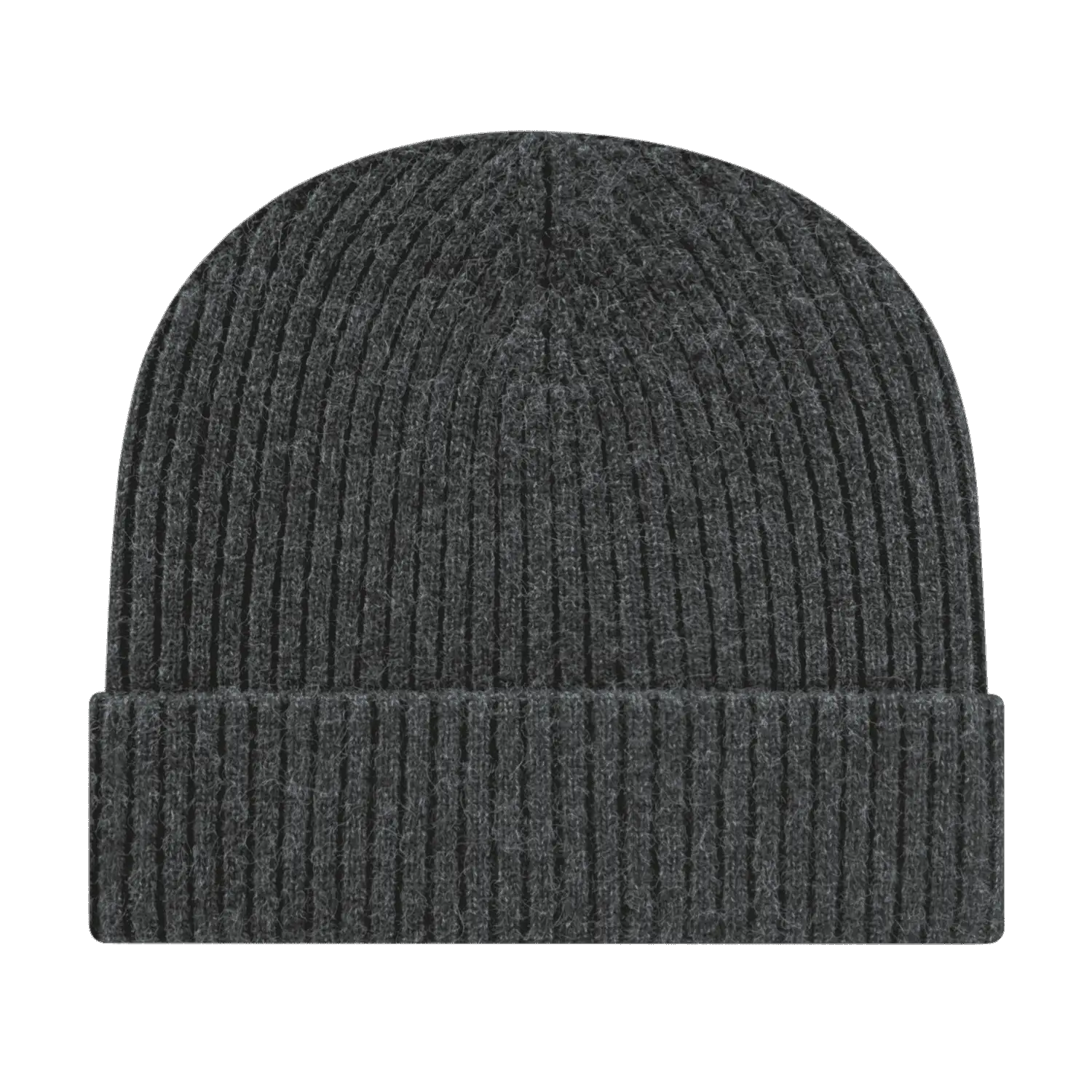 Cap America iK8550 Premium Cuffed Knit Beanie - Dark Heather - Dark Gray / One Size Fits Most