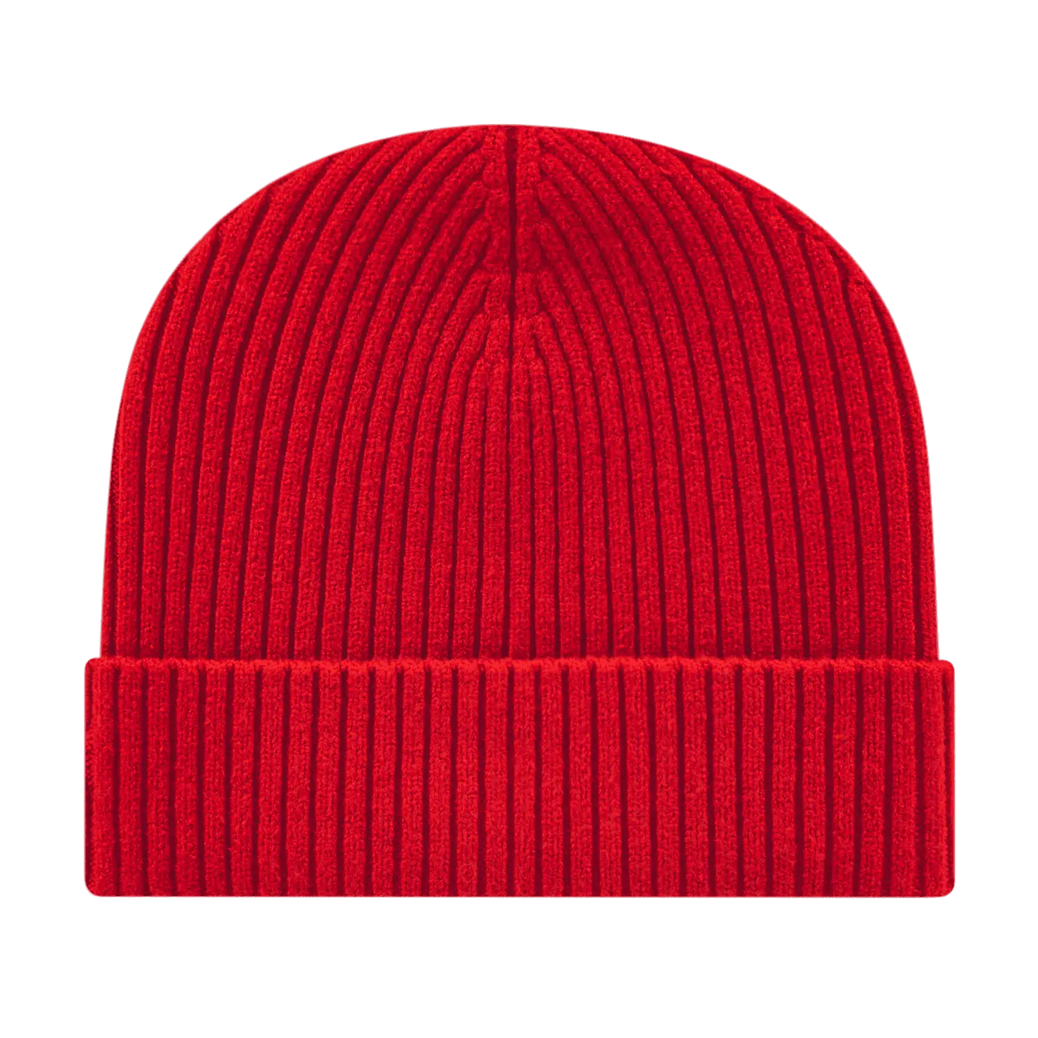 Cap America iK8550 Premium Cuffed Knit Beanie - Red - Red / One Size Fits Most