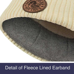 Cap America ik8554 Premium Diagonal Weave Knit Cap with Cuff Beanie - Navy - Navy / One Size Fits Most