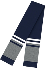 Cap America RK60 USA Made 60 Inch Scarf with Elite Fringe - True Navy - Navy / One Size Fits Most