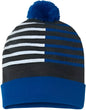 Cap America RKH12 USA Made Half Color Beanie - True Royal White - Royal White / One Size Fits Most