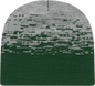 Cap America RKS9 USA Made Static Pattern Knit Beanie Forest Green Heather Forest Gray / One Size Fits Most
