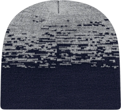 Cap America RKS9 USA Made Static Pattern Knit Beanie - True Navy Heather - Navy Gray / One Size Fits Most