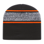 Cap America RKv9 USA Made Variegated Striped Beanie - Black True Royal - Black Royal / One Size Fits Most