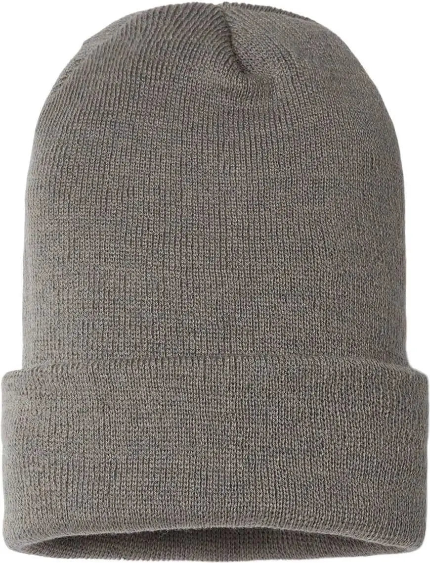 Cap America SKN24 Sustainable Knit Cap with Cuff Gray Gray / One Size Fits Most