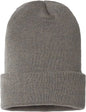 Cap America SKN24 Sustainable Knit Cap with Cuff Gray Gray / One Size Fits Most