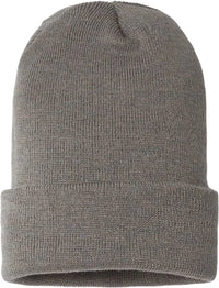Cap America SKN24 Sustainable Knit Cap with Cuff Gray Gray / One Size Fits Most