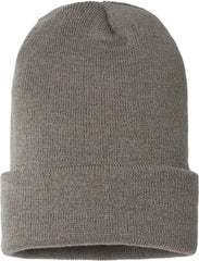 Cap America SKN24 Sustainable Knit Cap with Cuff Gray Gray / One Size Fits Most