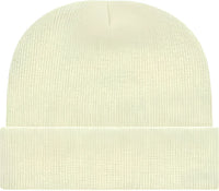 Cap America TKN24 USA Made 12’’ Cuffed Beanie - Ivory - Ivory / One Size Fits Most