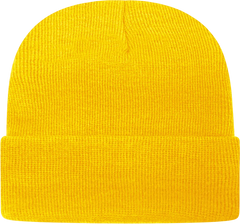 Cap America TKN24 USA Made Knit Cap with Cuff Beanie Arctic Yellow Yellow / One Size Fits Most