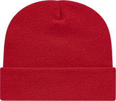 Cap America TKN24 USA Made Knit Cap with Cuff Beanie Cardinal Cardinal / One Size Fits Most