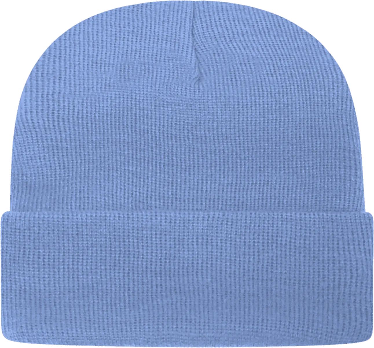 Cap America TKN24 USA Made Knit Cap with Cuff Beanie Carolina Blue Columbia Blue / One Size Fits Most