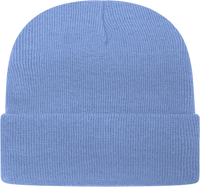Cap America TKN24 USA Made Knit Cap with Cuff Beanie Carolina Blue Columbia Blue / One Size Fits Most