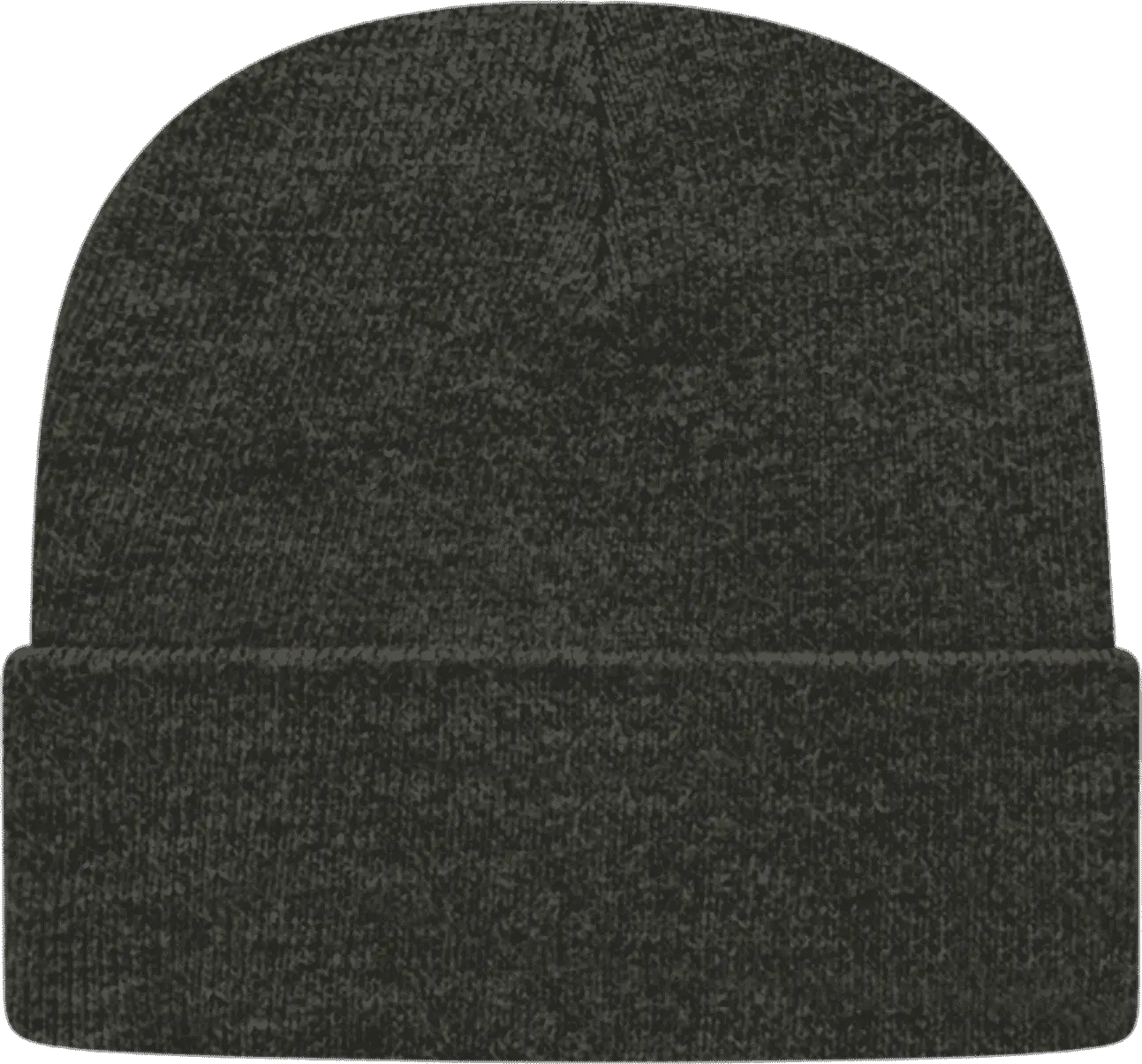 Cap America TKN24 USA Made Knit Cap with Cuff Beanie Dark Heather Dark Gray / One Size Fits Most