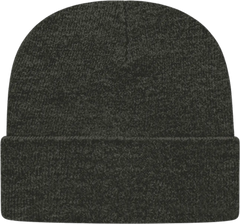 Cap America TKN24 USA Made Knit Cap with Cuff Beanie Dark Heather Dark Gray / One Size Fits Most