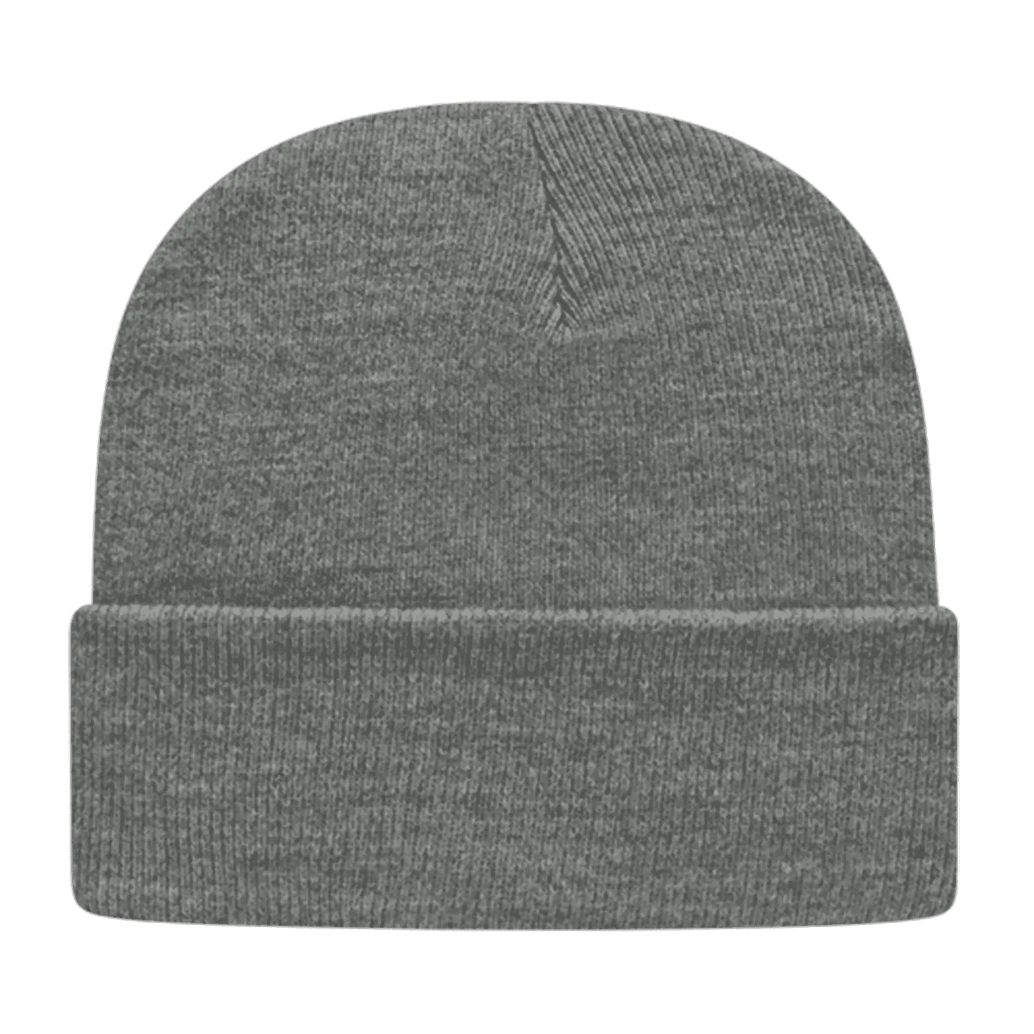 Cap America TKN24 USA Made Knit Cap with Cuff Beanie Heather Gray / One Size Fits Most